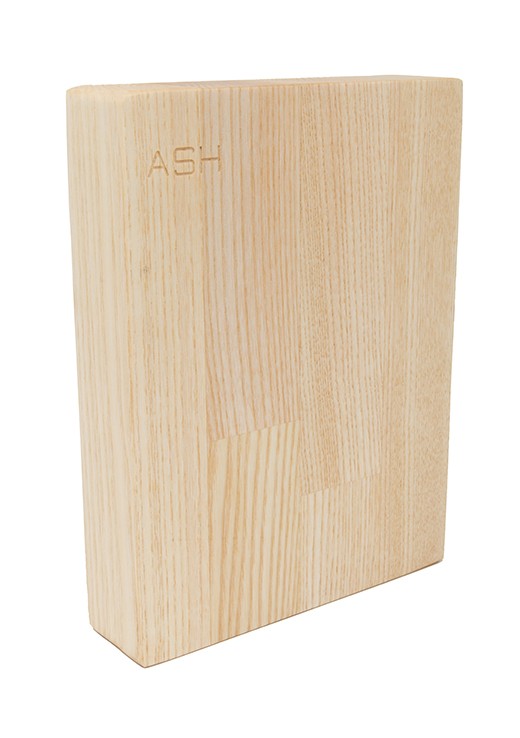 Ash Worktop Sample 250mm x 150mm x 38mm