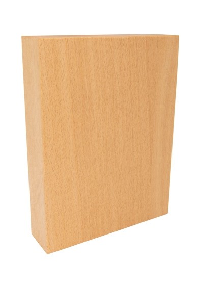 Prime Beech Full Stave Worktop Sample 200mm x 150mm x 38mm