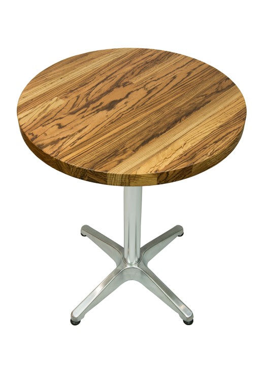 Zebrano Table Top 600mm Round