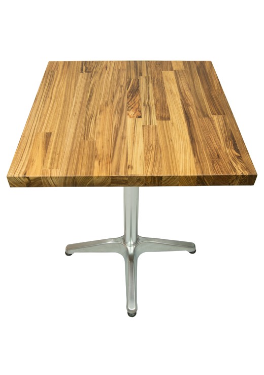 Zebrano Table Top 600mm Square