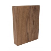 American Walnut Full Stave Worktop Sample 250mm x 150mm x 38mm