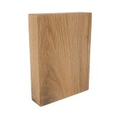 Prime Oak Full Stave Worktop Sample 250mm x 150mm x 38mm