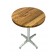 Zebrano Table Top 600mm Round